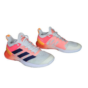 Adidas Adizero Ubersonic 4 - Women's 8.5 -  White and Pink 